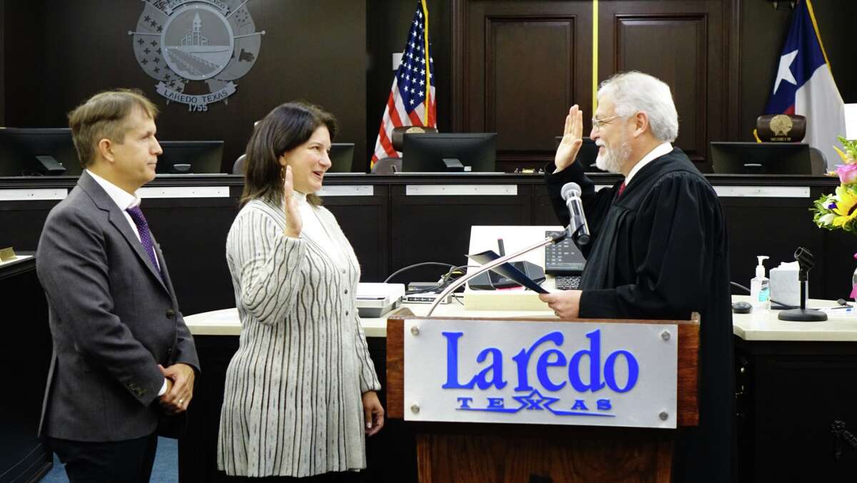 Melissa R. Cigarroa was sworn in Monday, Nov. 21 as the District III City Council representative.