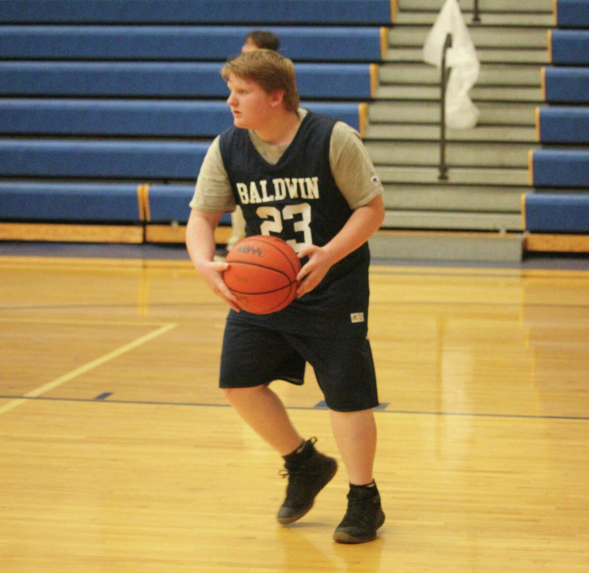 Clayton Bullis is among the Baldwin middle school players.