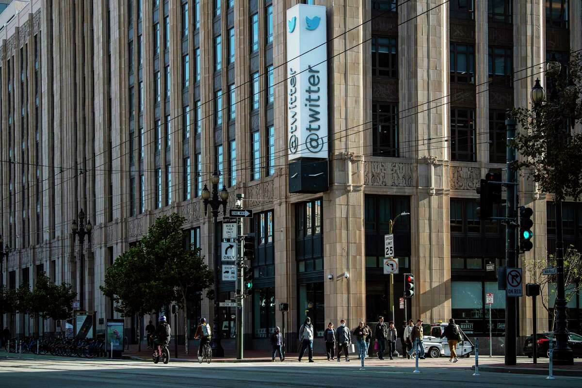 Twitter headquarters in San Francisco. Photo for The Washington Post by Mark Leong