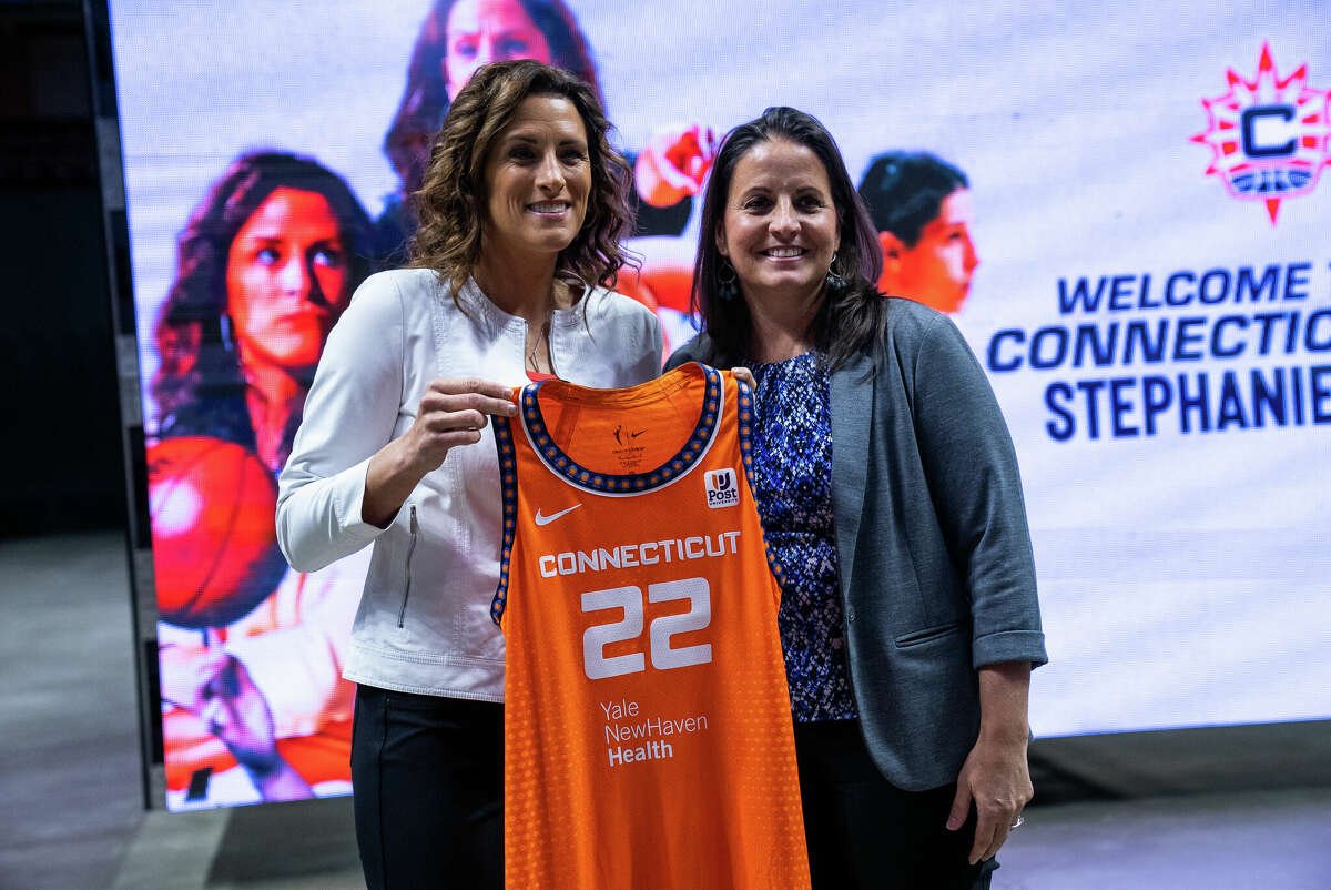 WNBA's Connecticut Sun Introduce Coach Stephanie White.