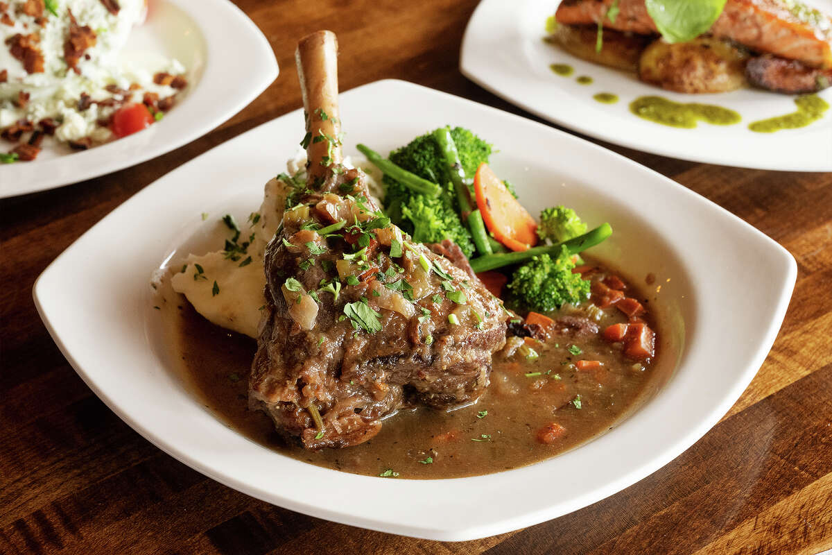 The lamb shank from Paradiso. The San Leandro restaurant is at 685 Bancroft Ave. 