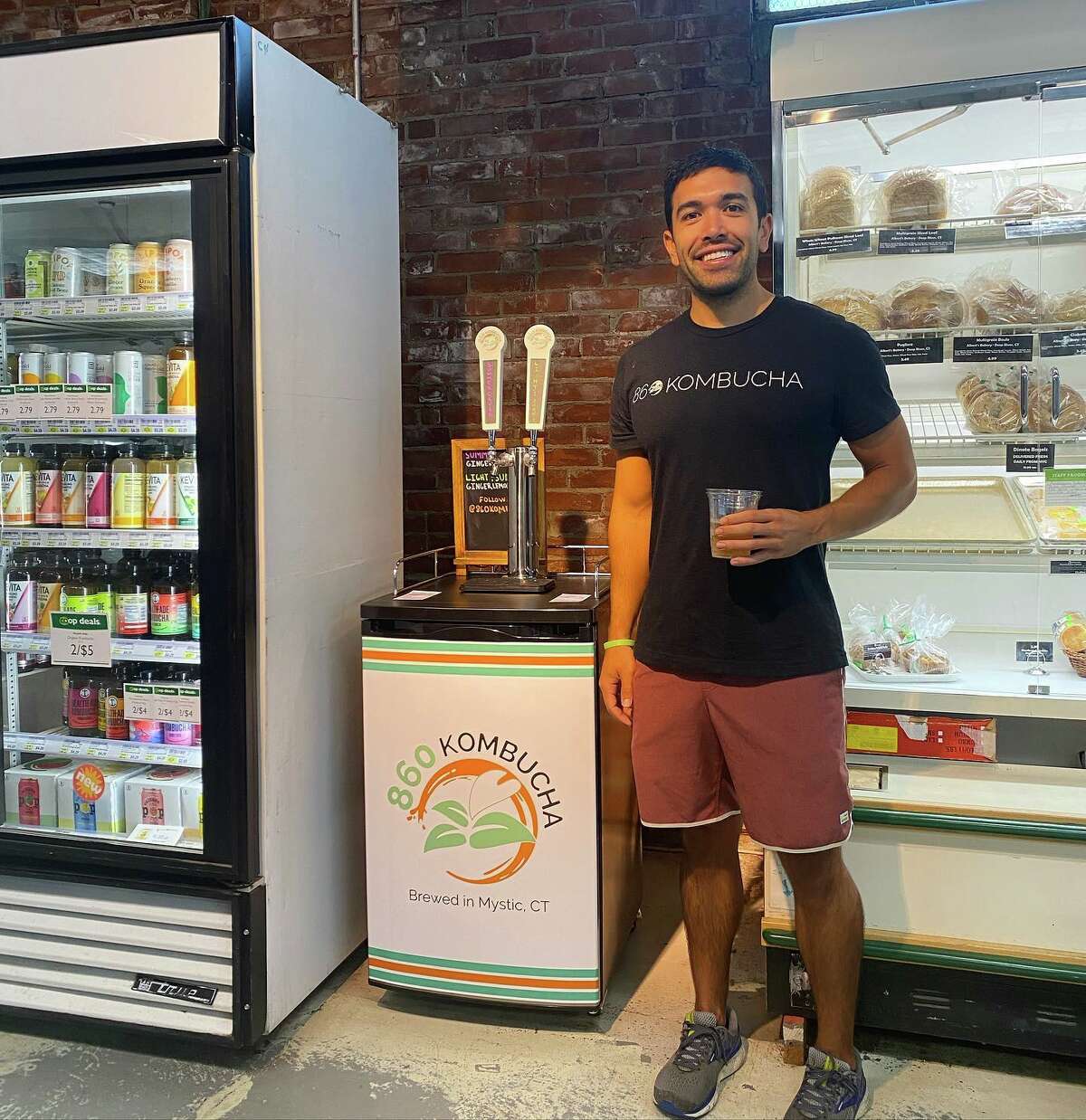 Michael Brannan. The Brannan family of Ledyard recently opened 860Kombucha in Mystic. The new brewery has already doubled production in its first four months.