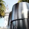 The new public toilet in San Francisco’s Embarcadero Plaza is the first of many with space-age sheen to be coming to the city.