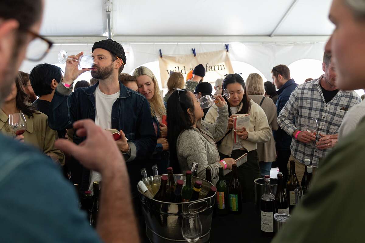 Scenes from the sixth annual Peripheral natural wine festival, which took place on Nov. 12 in Hudson.