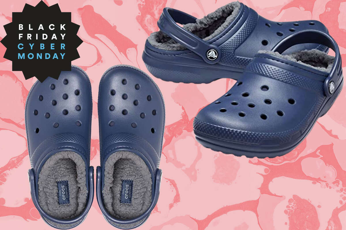 Men's and Women's Classic Lined crocs are on sale for black Friday on Amazon