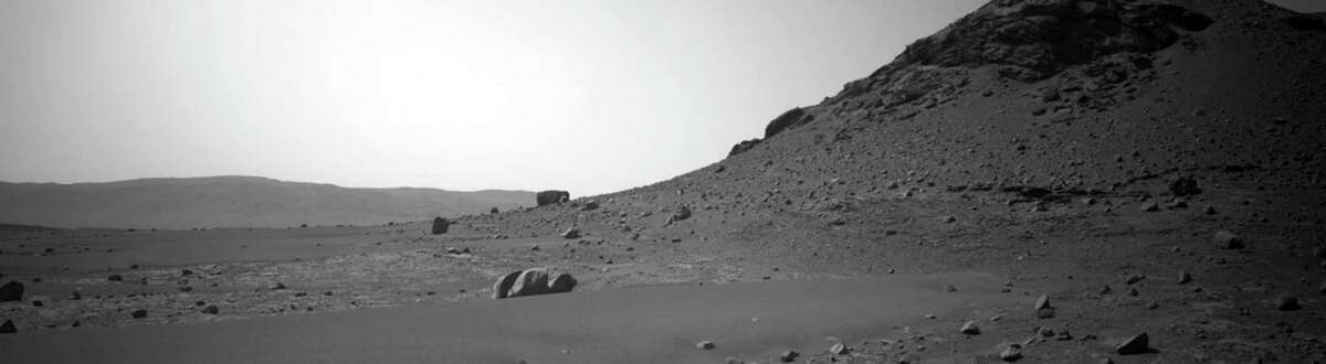 NASA's Perseverance Mars rover paused to capture this vista on Nov. 21 as it explores an ancient crater that might contain traces of past life.