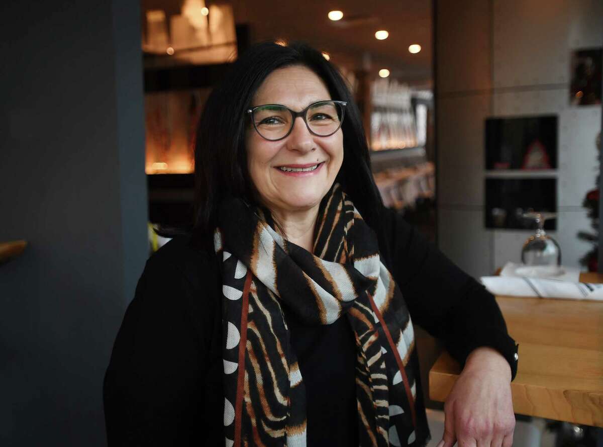 Bin 100 owner Elena Fusco is celebrating her fine dining restaurant's 15 year anniversary at 100 Lansdale Avenue in Milford, Conn. on Wednesday, November 23, 2022.
