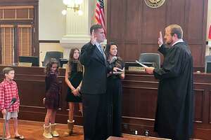 Grant Moody sworn in as Bexar County commissioner