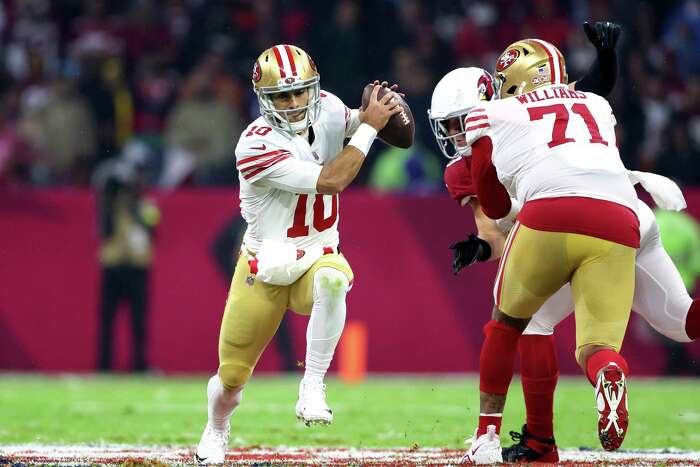 49ers' Jimmy Garoppolo on recent popularity spike? 'That's the life of a QB'