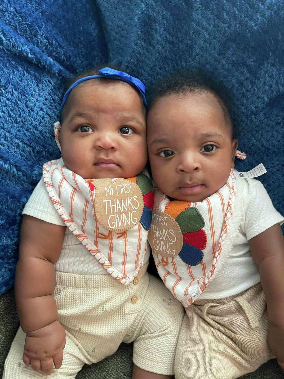 The twins — a beautiful boy, Jaylen, and girl, Dylan — were born in May. That makes three grandchildren — and a very full heart.