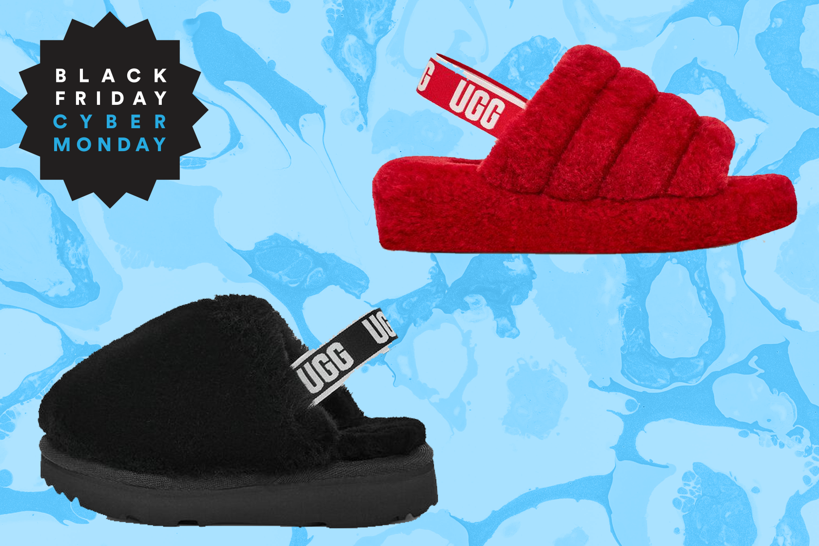 Ugg slides cheap black friday