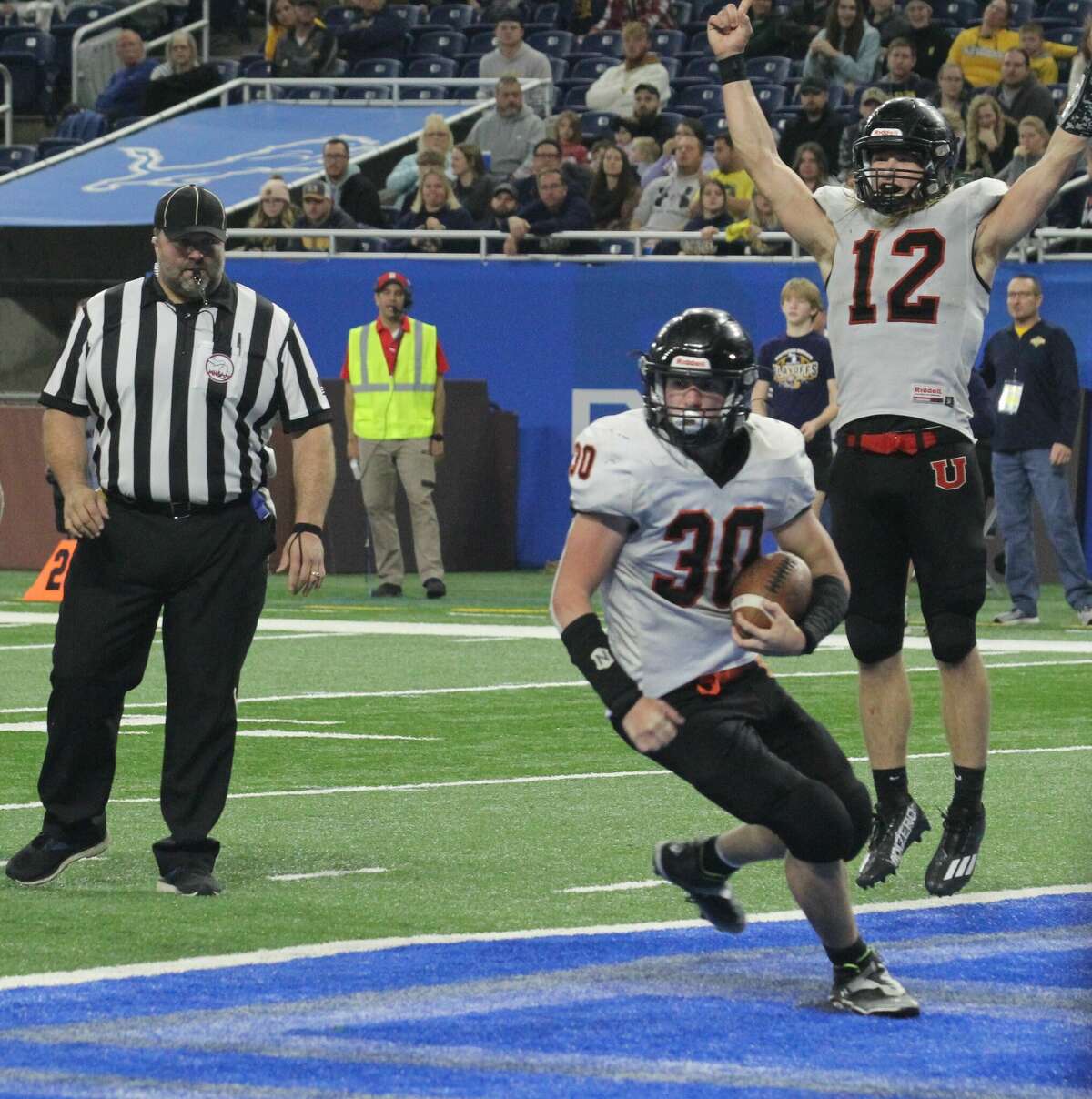 Ubly's Seth Maurer scored two touchdowns on the day.