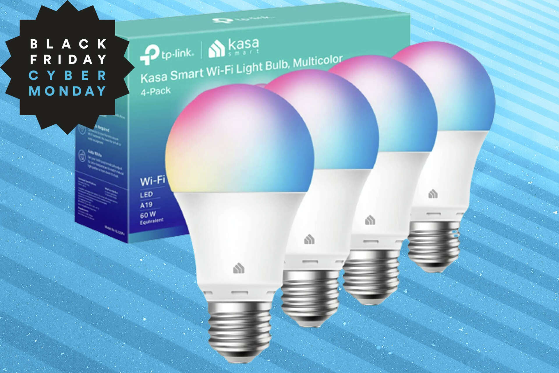 This 4 pack of Kasa Smart Lightbulbs is only 30 on Amazon