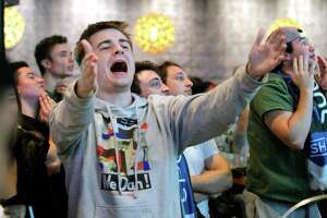 Stamford celebrates England v USA tie with cheers, charity
