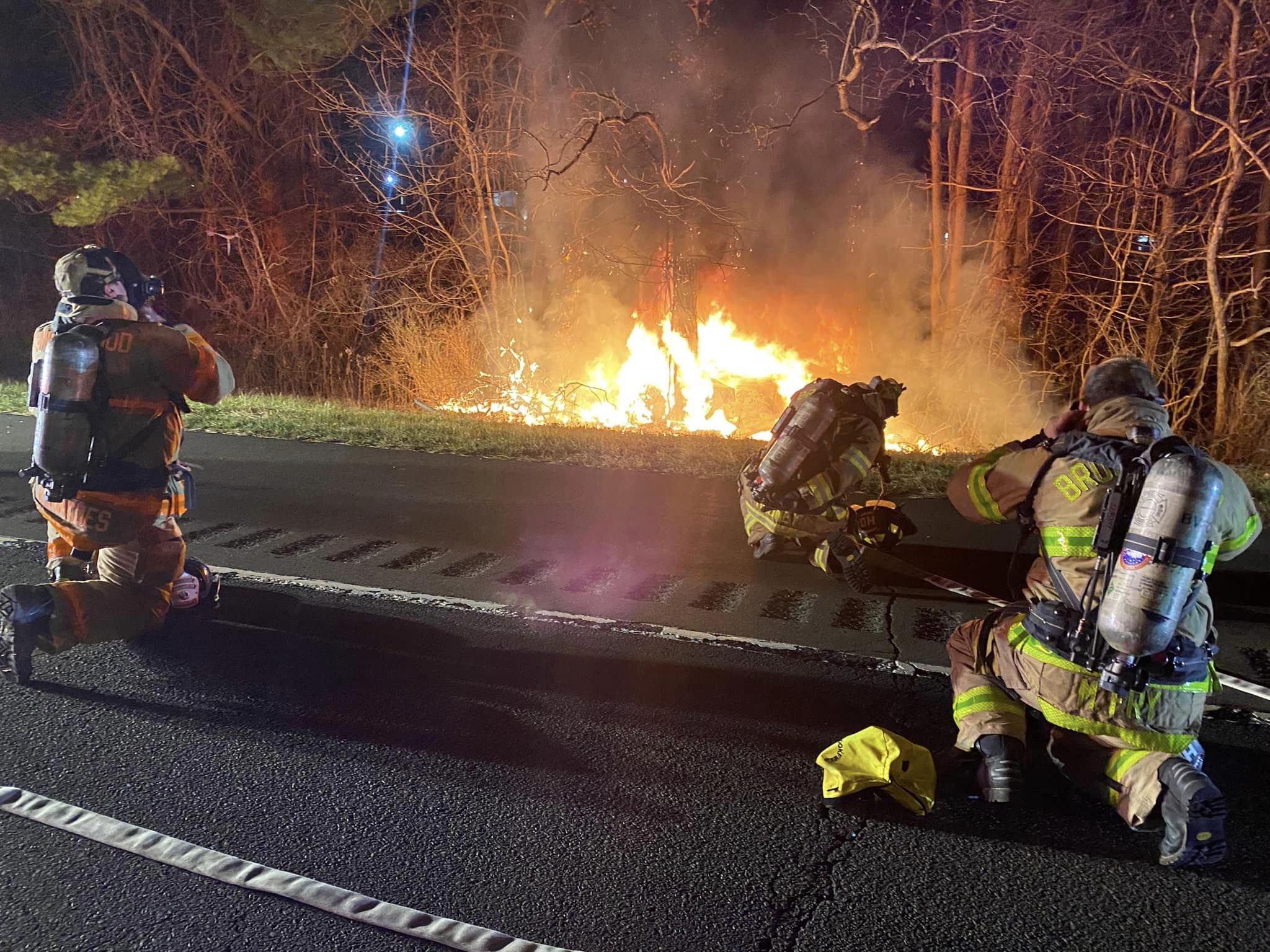 Off Duty Firefighter Saves Woman In Burning Car In Brookfield