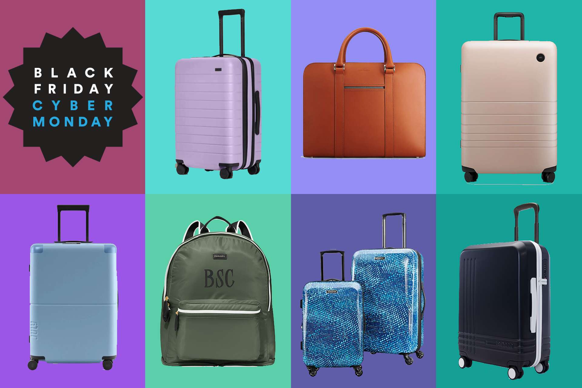 Suitcases cyber monday online