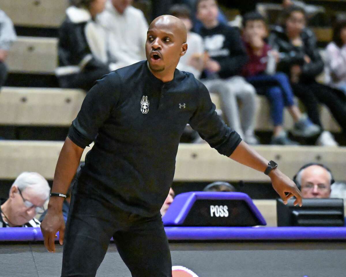 University at Albany head basketball coach Dwayne Killings.