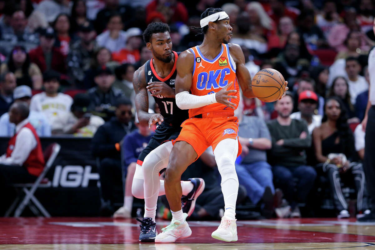 As the rebuilding Rockets and Thunder met for the first time since November, Shai Gilgeous-Alexander and Oklahoma City are seeking a playoff spot, not just lottery luck.