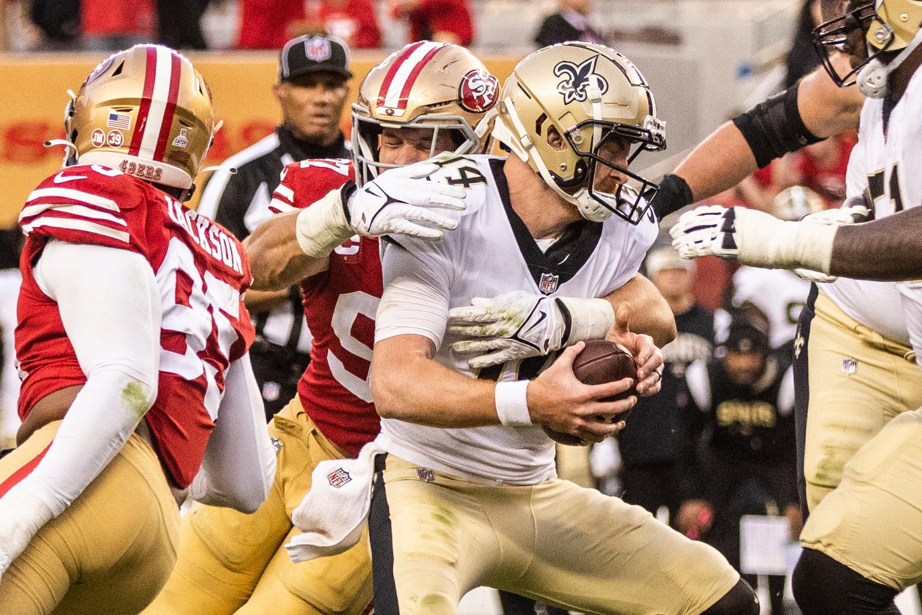 49ers shut out the Saints as defense delivers a 13-0 beatdown