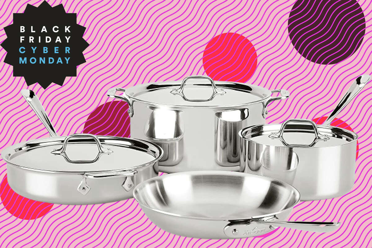This stainless steel All-clad cookware is on sale on Amazon for Cyber Monday.