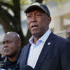 Houston Mayor Sylvester Turner offered a timeline of the power failures at led to Sunday's water boil notice in the city.