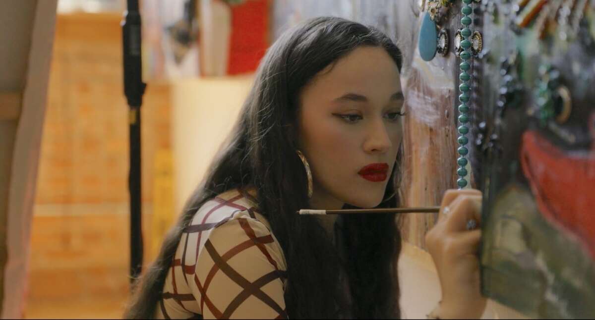 Artist Gisela McDaniel as seen in Kelcey Edwards’ documentary "The Art of Making It."