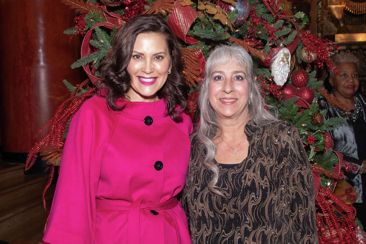 Bread of Life pantry director Lynne Mills, right, got her picture with Gov. Gretchen Whitmer during the Governor's Service Awards on Nov. 17. 