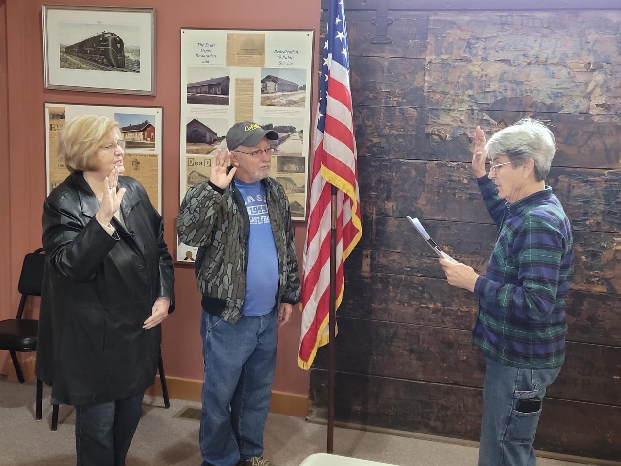 Evart city council members sworn in