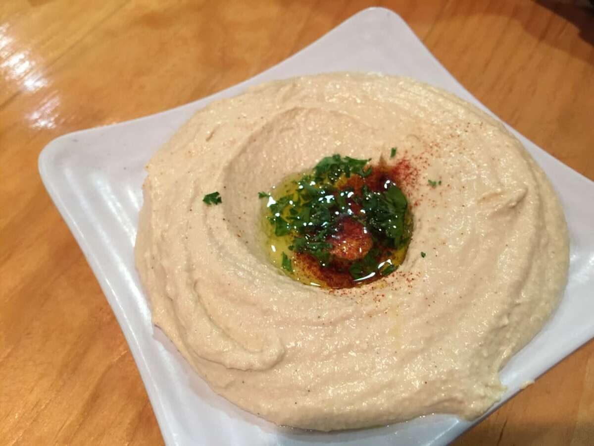 A plate of hummus from Mary'z Mediterranean.
