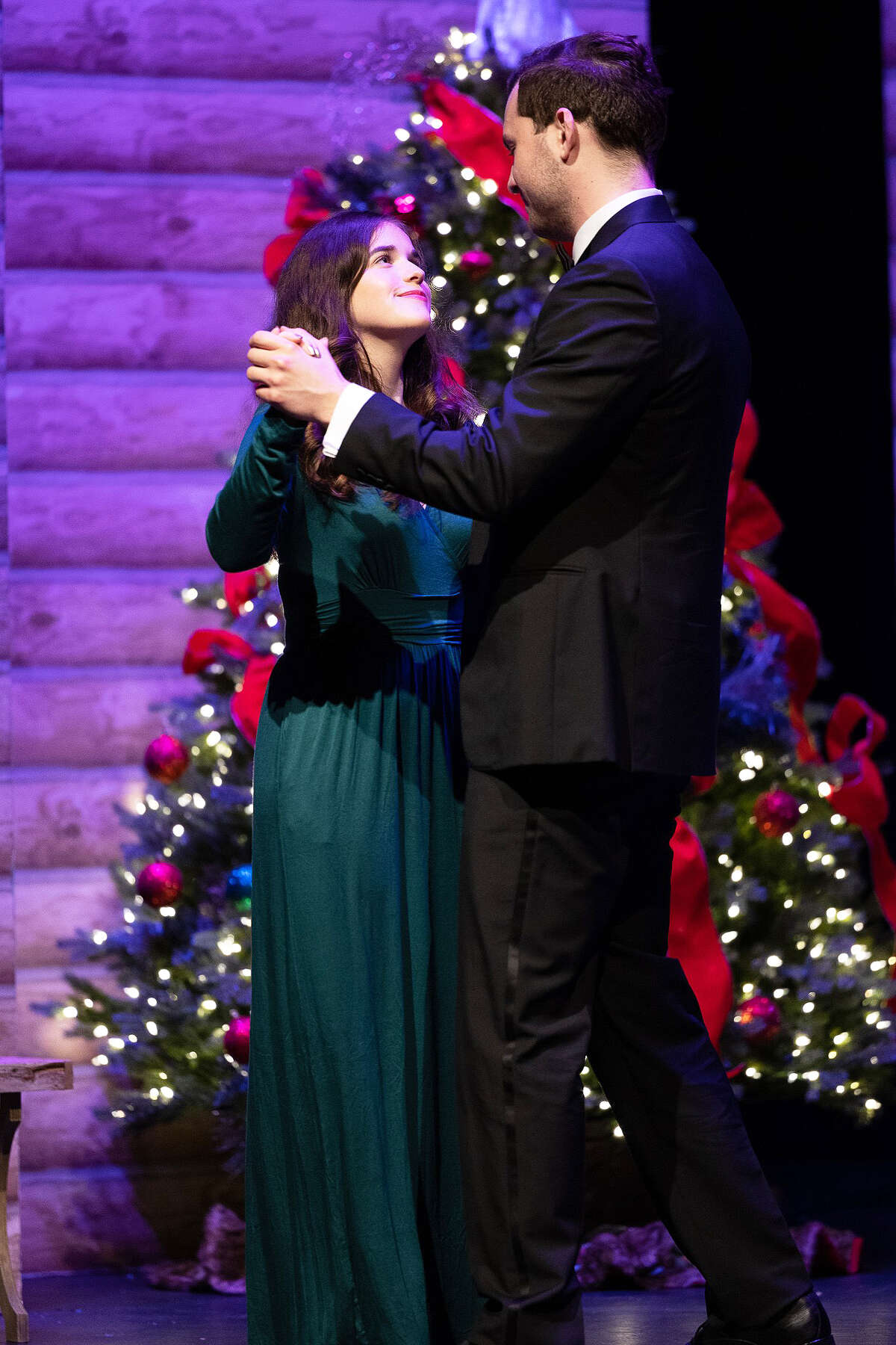 Opera Leggera soloists Hannah Holloway and Christopher Auchter dance to the beloved Christmas favorite "White Christmas" in last year's production, “Christmas with Opera Leggera and Friends.”