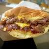 The double-double smash burger at the new Burger Bodega on Washington