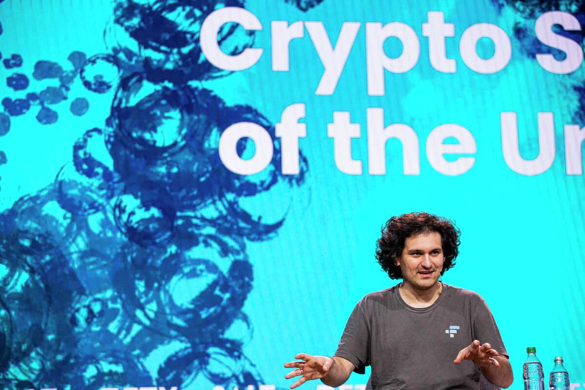 FILE — Sam Bankman-Fried, the chief executive of FTX, during a panel at Crypto Bahamas conference in Nassau, Bahamas, on April 27, 2022. The dramatic collapse of the crypto exchange continues to reverberate throughout the industry. (Erika P. Rodriguez/The New York Times)