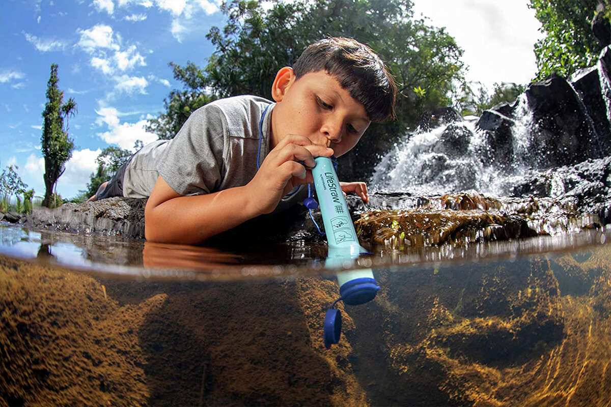 The LifeStraw Personal Water Filter from Amazon.