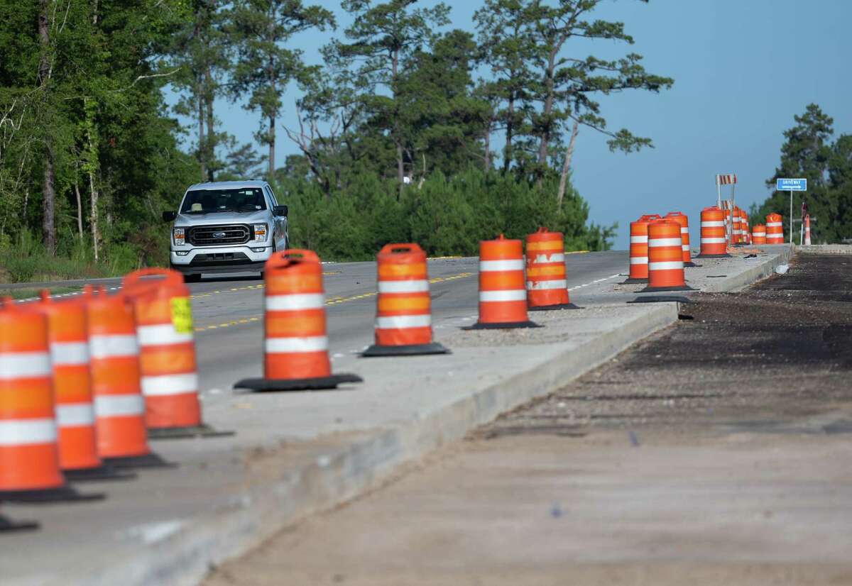 Traffic passed construction along FM 1488 in August in Magnolia. A new project will connect the Texas 249 tollroad to FM 1488 and create a relief route that will allow motorists to bypass Magnolia. It’s a 5-mile project with a cost of about $52  million. 