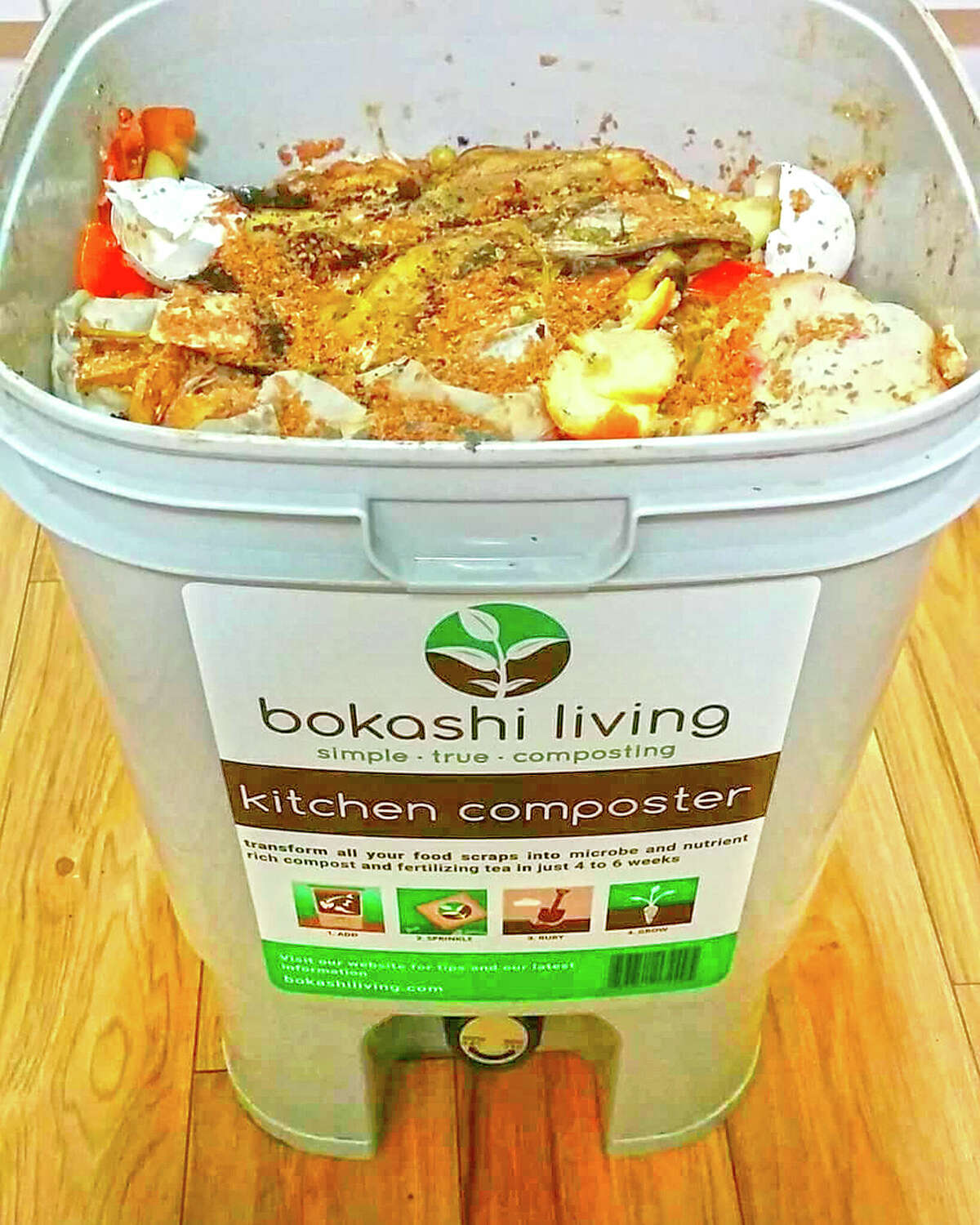How long does it take to convert food into bokashi compost?