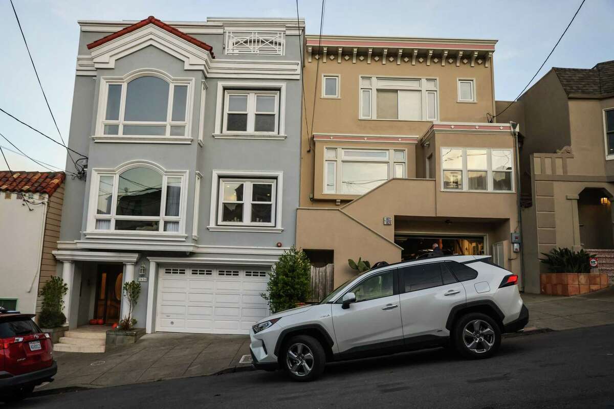 A car sits in the spot that Michael Valmonte (not pictured) parked in when he received a citation for parking after the street sweepers had already cleaned his street in San Francisco, Calif.