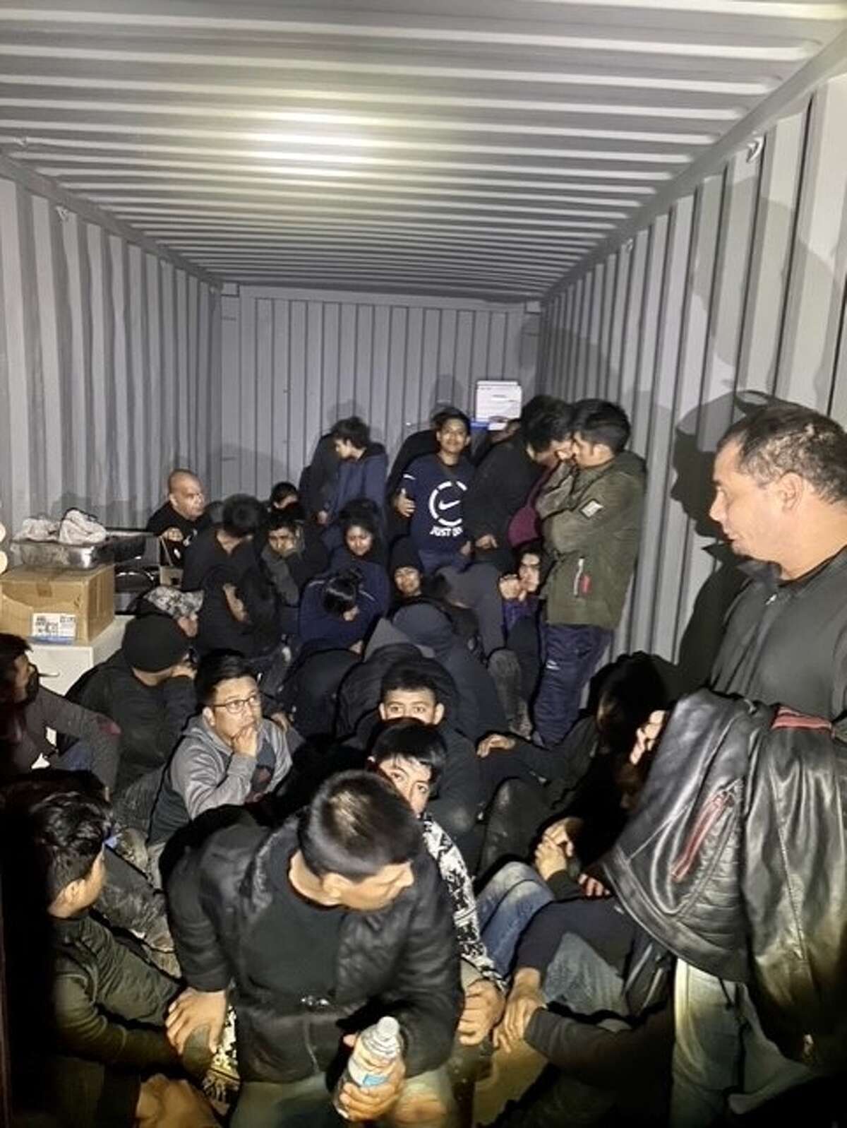 The Texas Department of Public Safety apprehended more than 50 migrants and recovered a stolen semi trailer while working Operation Lone Star on Nov. 28.