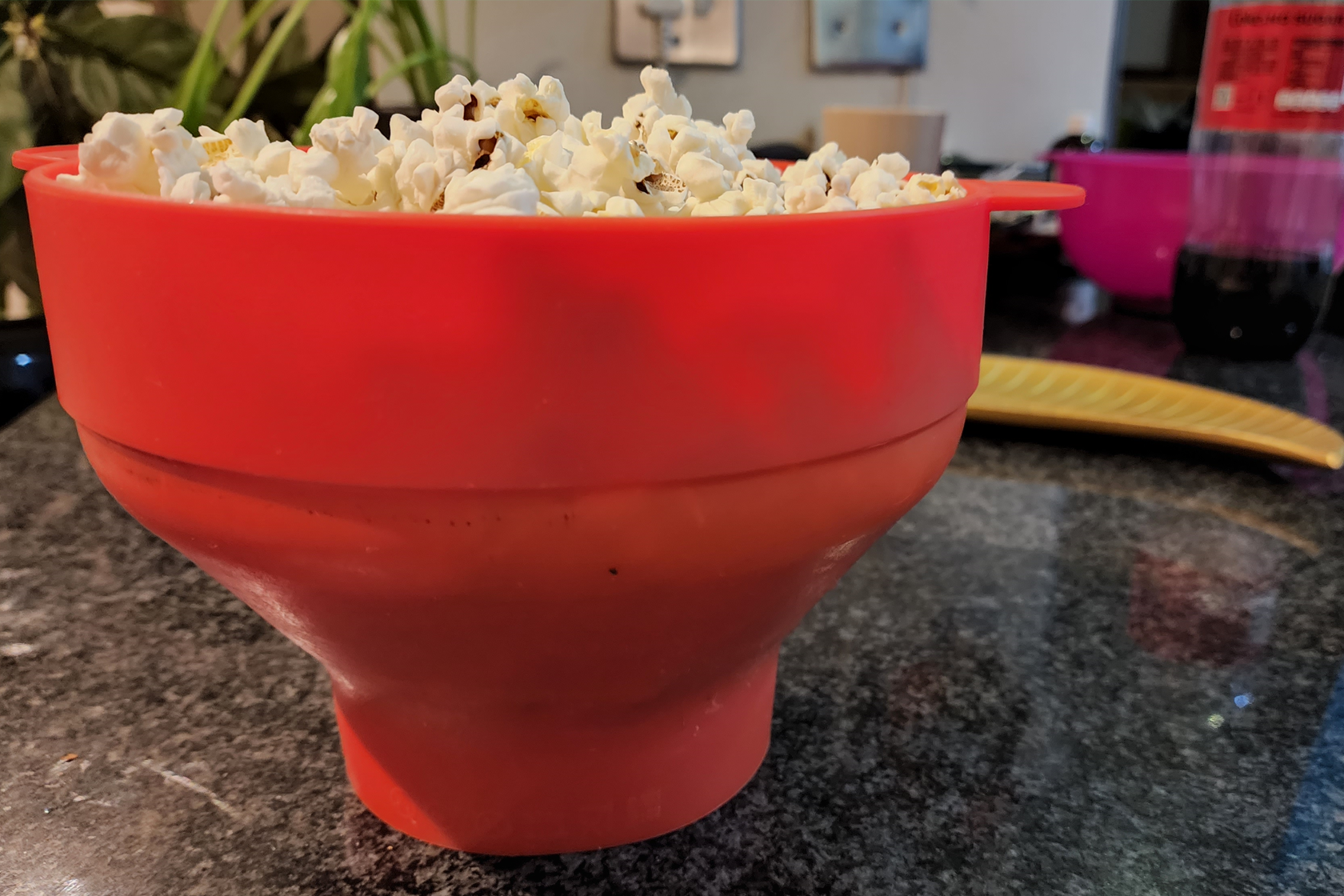 The Original Popco silicone microwave popcorn popper review from