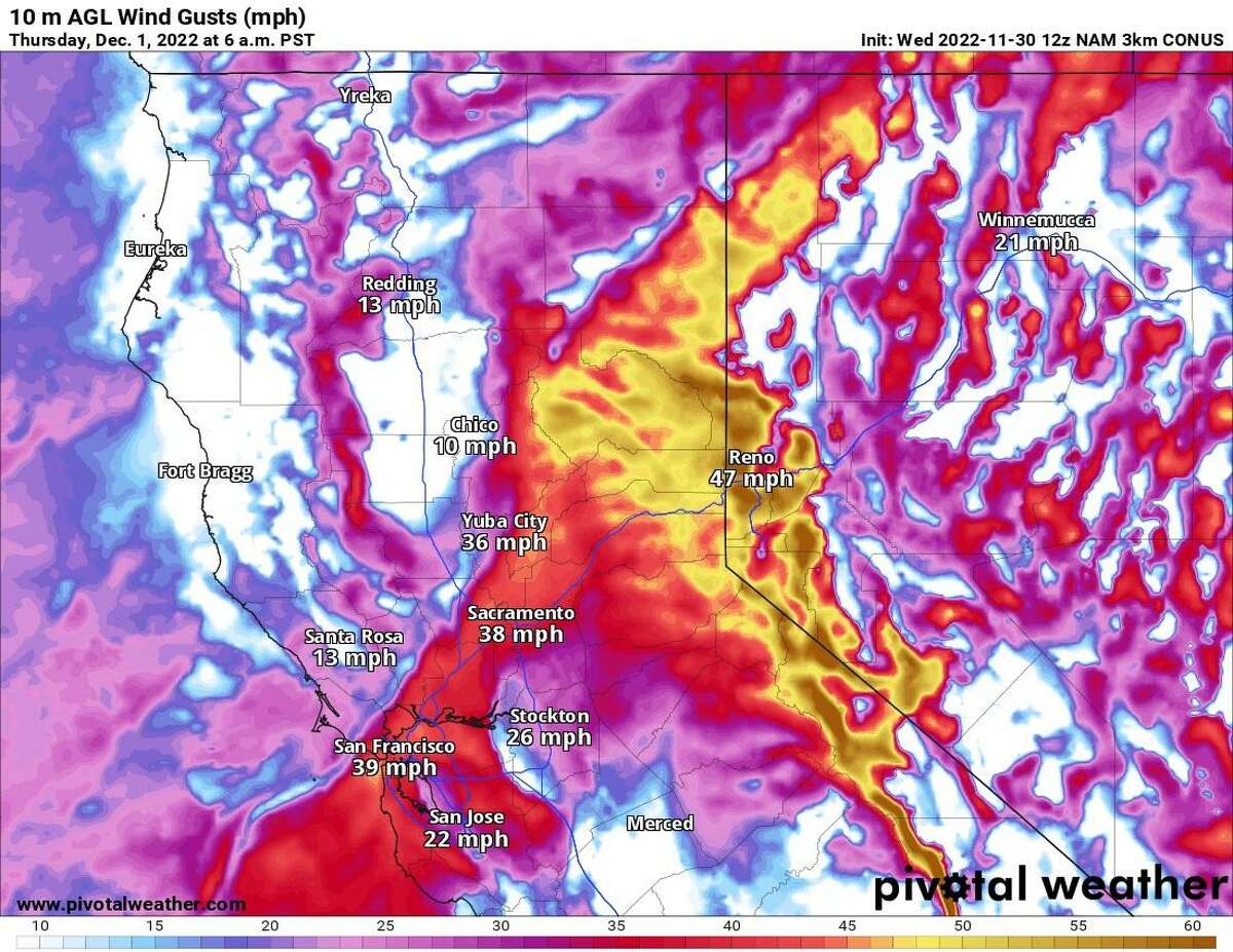 Bay Area forecast California winter storm hurls rain, snow, wind