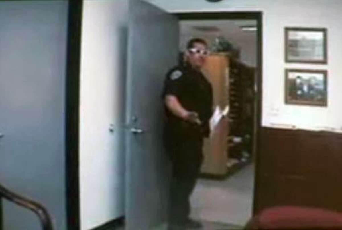 San Francisco police officer Chris Damonte was featured in a controversial video produced in 2005 by fellow officer Andrew Cohen. FRAMEGRAB FROM VIDEO RELEASED BY THE MAYOR'S OFFICE IN 2005. Damonte separated from the department amid a Police Commission investigation into allegations he lied to a law enforcement agency in another county.