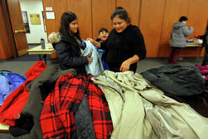In photos: Greenwich distributes more than 600 winter coats