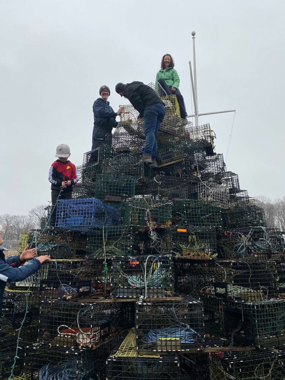 CT's lobster trap holiday trees aim to bring communities together
