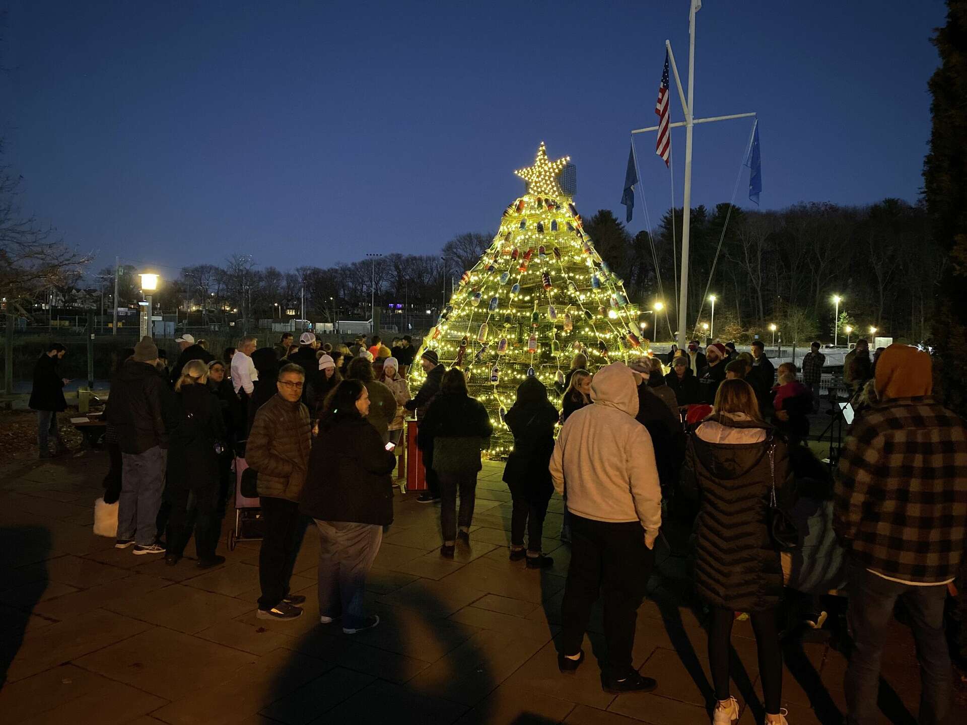 CT's lobster trap holiday trees aim to bring communities together