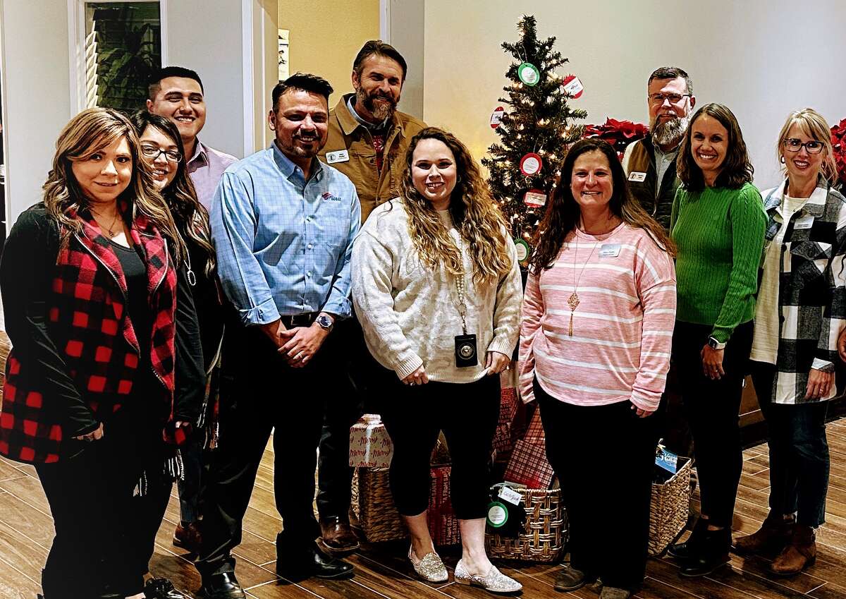 Representatives the organizations that benefit from the Permian Basin Giving Tree -- One Accord for Kids, The Attic Foster Network and the Texas Department of Family and Protective Services – were on hand Wednesday to unveil the mobile Permian Basin Giving Tree.