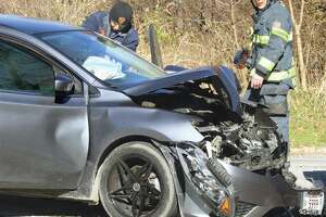 Two hurt in Alton accident