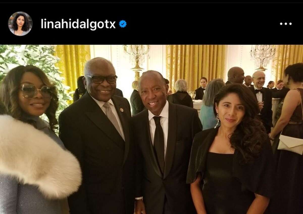 Lina Hidalgo Mayor Turner Schmooze With John Legend At Biden s White 