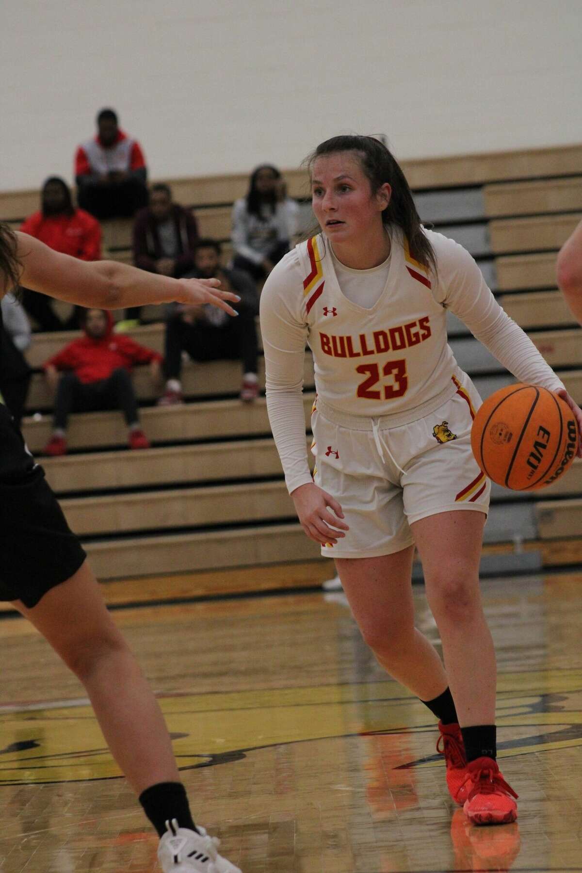 Senior guard Mallory McCartney scored 18 points in Ferris' loss to Grand Valley on Thursday.