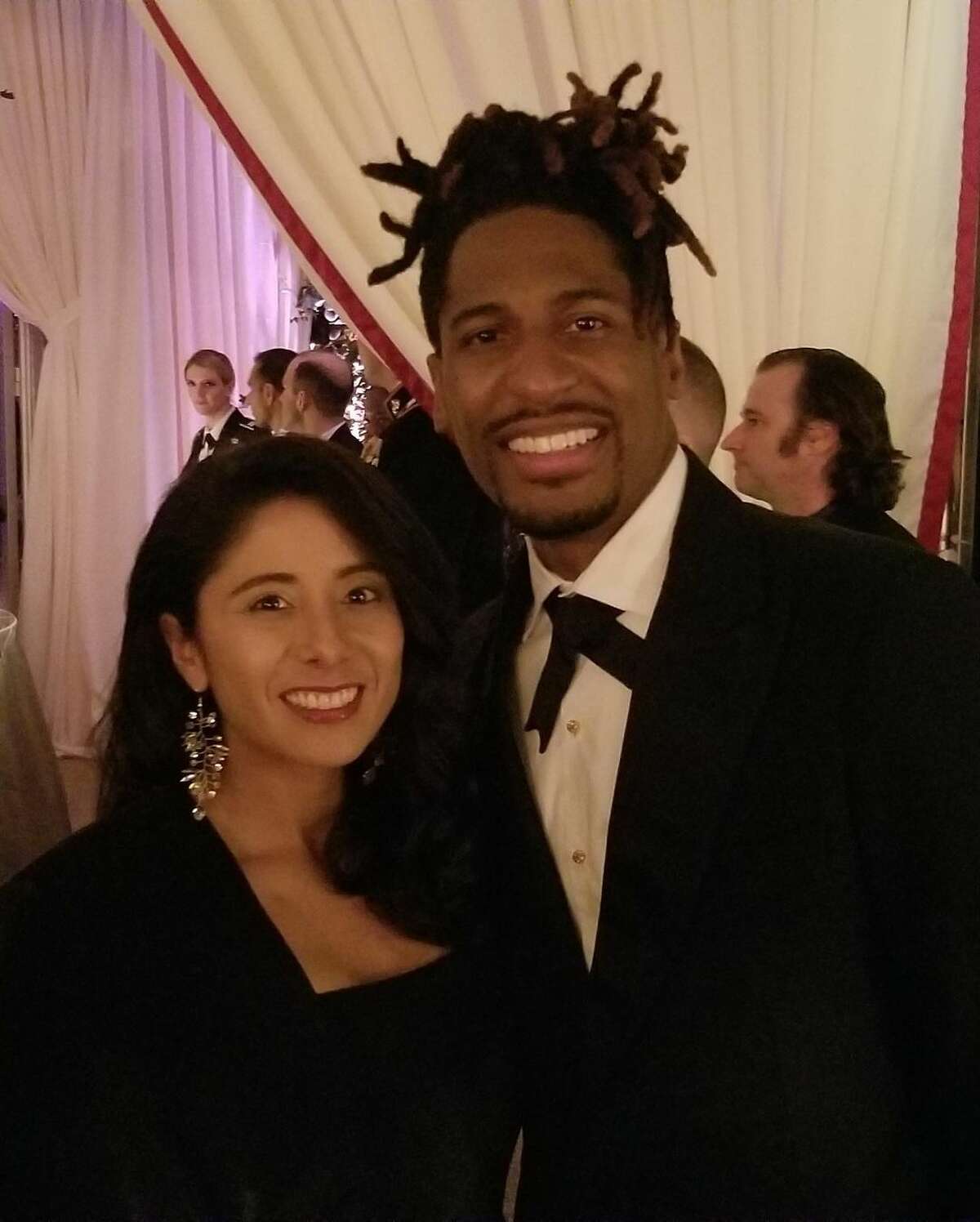 Lina Hidalgo and Grammy-winning performer Jon Batiste.