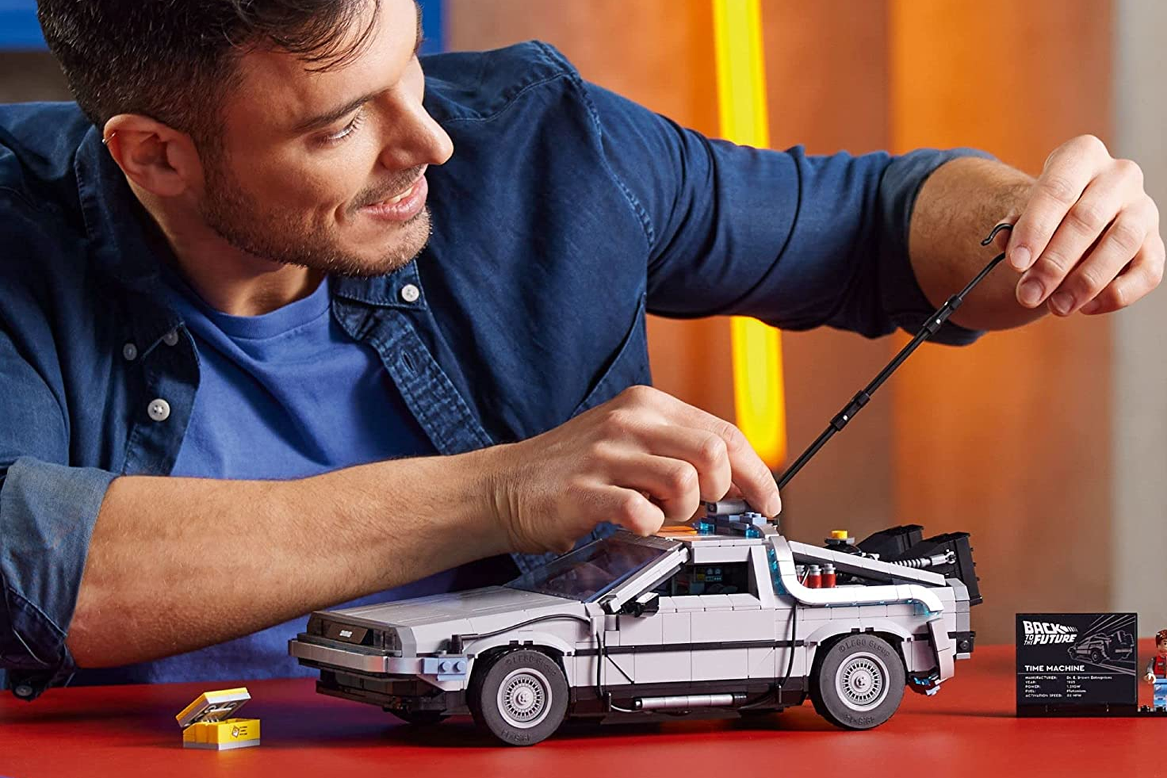 Relive 'Back to the Future' with the Time Machine LEGO set, on sale now