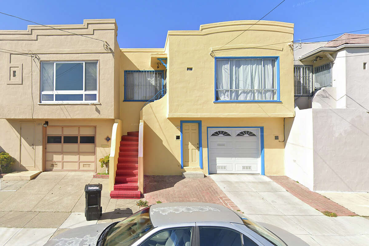 A Google Maps image of the San Francisco home at 178 Sadowa St., which recently sold for $938,000.